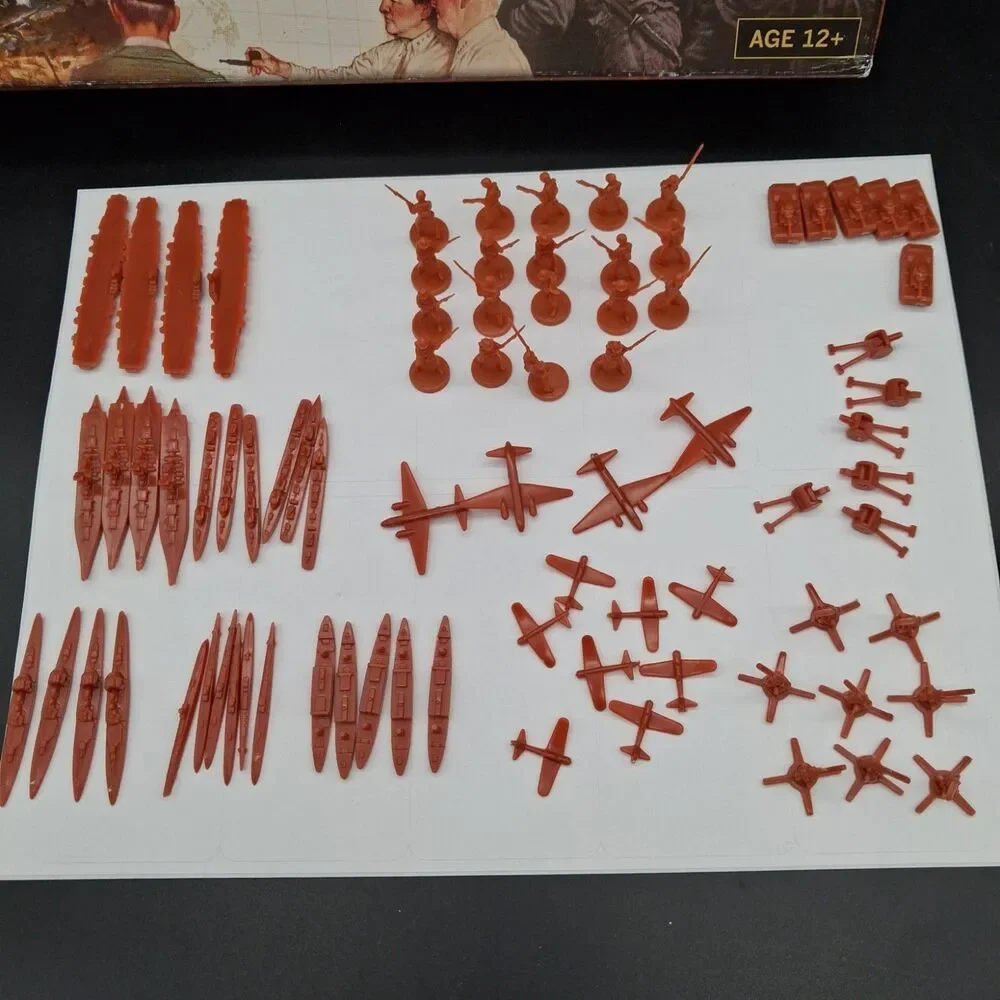 Axis & Allies Spring 1942 Board Game Avalon Hill War Strategy Near Complete